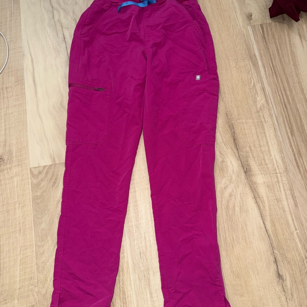 High Waisted Yola Skinny Scrub Pants